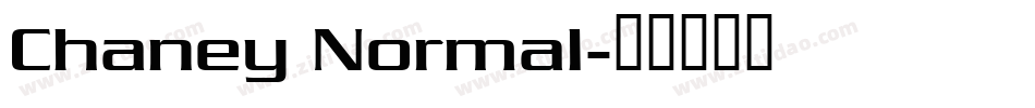 Chaney Normal字体转换
